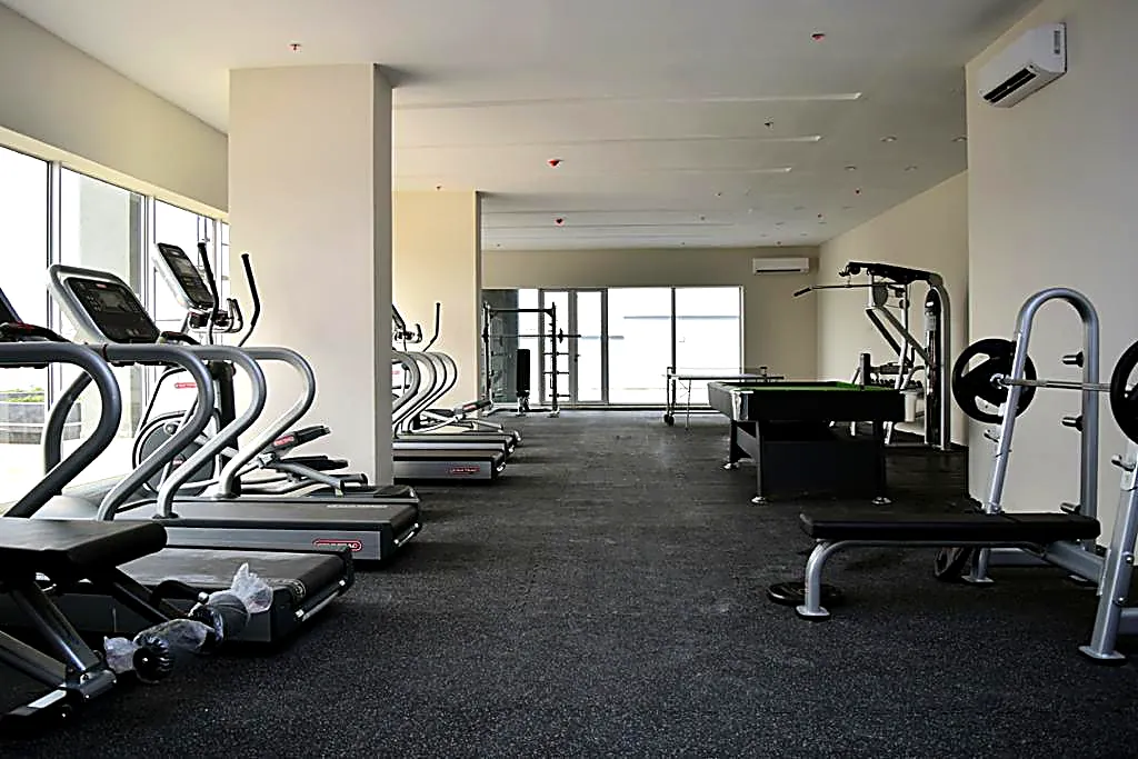 Fully equipped fitness studio